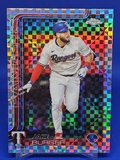 2025 Topps Chrome Update Series - Jake Burger #USC37 X-Fractor - Texas Rangers