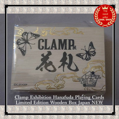 Clamp Exhibition Hanafuda Playing Cards Limited Edition Wooden Box