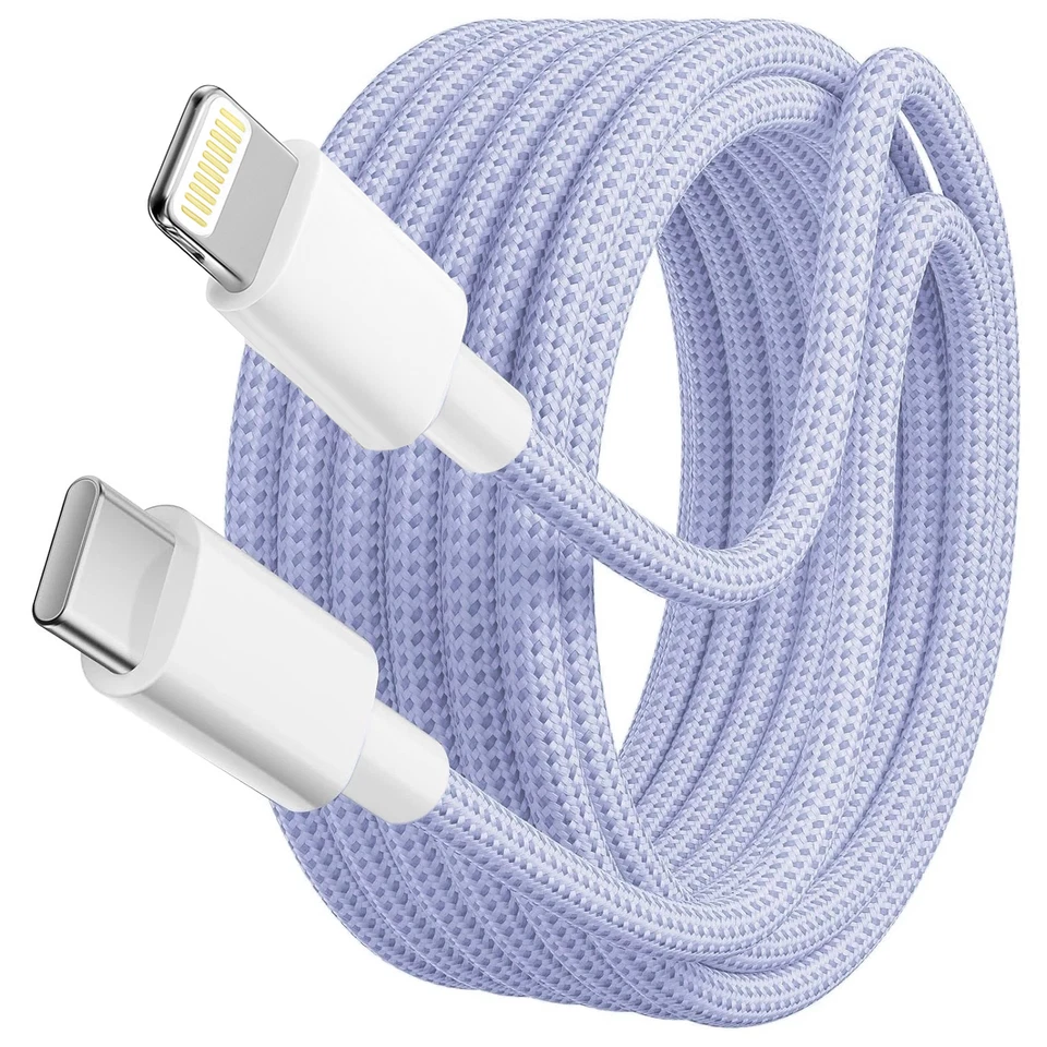 USB-C к C кабель PD быстрое зарядное устройство типа C шнур 60 Вт лот, 2 м/6 футов - Изображение 2 из 2
