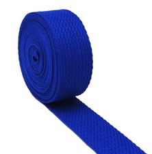 AnseTendance - Sangle coton uni 25mm pour sacs main couture strap anse Bleu Roi