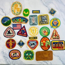 Vintage Lot of 24 Boy Scout Patches 1960s New...