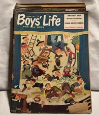 9 Issues of Boys' Life Magazine ; April-December 1955