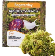 Natural Moss Substrate for Pet Snails – Humidity Control & Habitat Setup