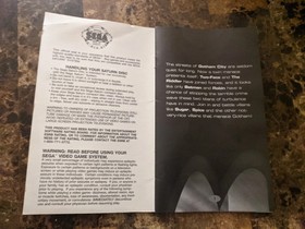 Acclaim Batman Forever: The Arcade Game Sega Saturn Complete Manual Multiplayer