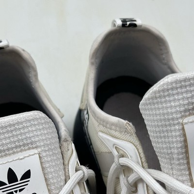 Size 9 - adidas ZX 2K Boost Bold Logo Graphic - White Navy for