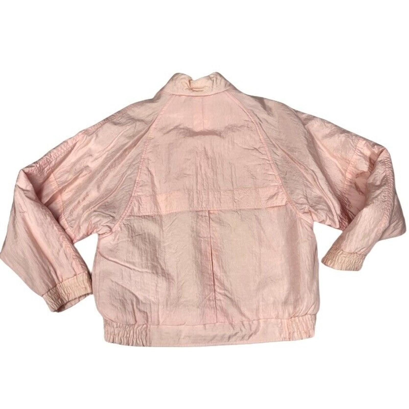 VTG 80s Chaus Ski Suit Pink 3Pc Nylon Jacket Sweater Pants Set S/M image 8