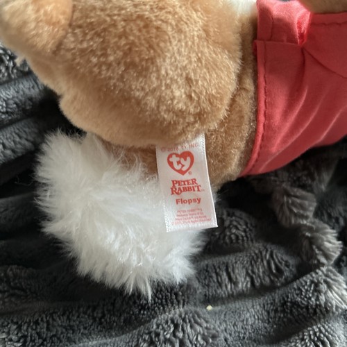Peter Rabbit Flopsy Soft Toy 14” Plush 2018 Bunny Cuddly Stuffed Animal TY BNWOT - Picture 6 of 6