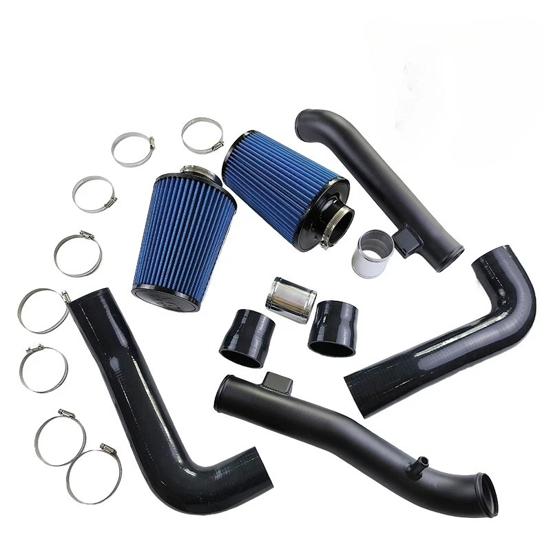 3"  Dual Cold Air Intake Kit For Nissan Infiniti 370Z / G37 Q60 +Blue Air Filter Foto 3 de 4