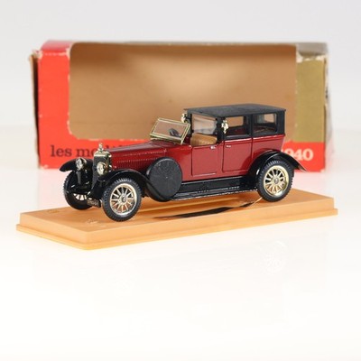 Solido 4040 Panhard Levassor 8 Zyl 1925 1/43 Rot Schwarz Grade B Neu