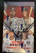2026 Topps Baseball Series 1 Hobby Box 75th Anniversary Factory Sealed IN HAND