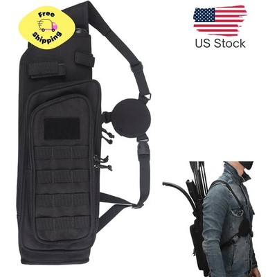 Multi-Function 4-Tubes Back Field Quiver Training Archery Arrow Quiver
