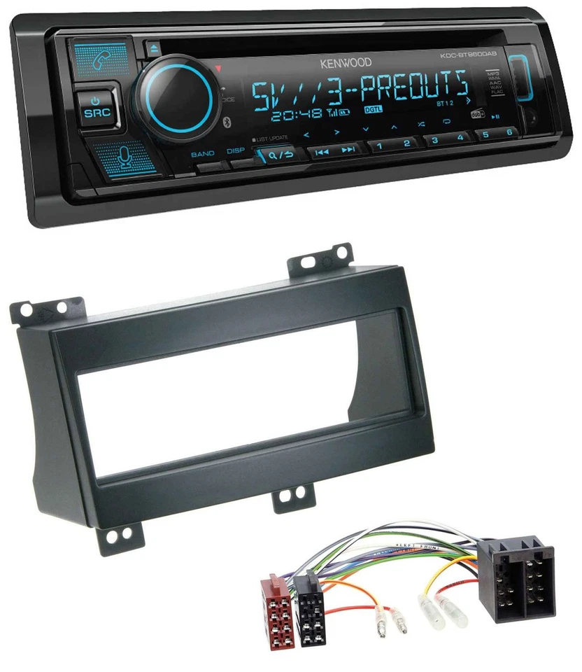 Kenwood Bluetooth USB CD MP3 DAB Autoradio für Kia Ceed (2007-2009) - Bild 1 von 4