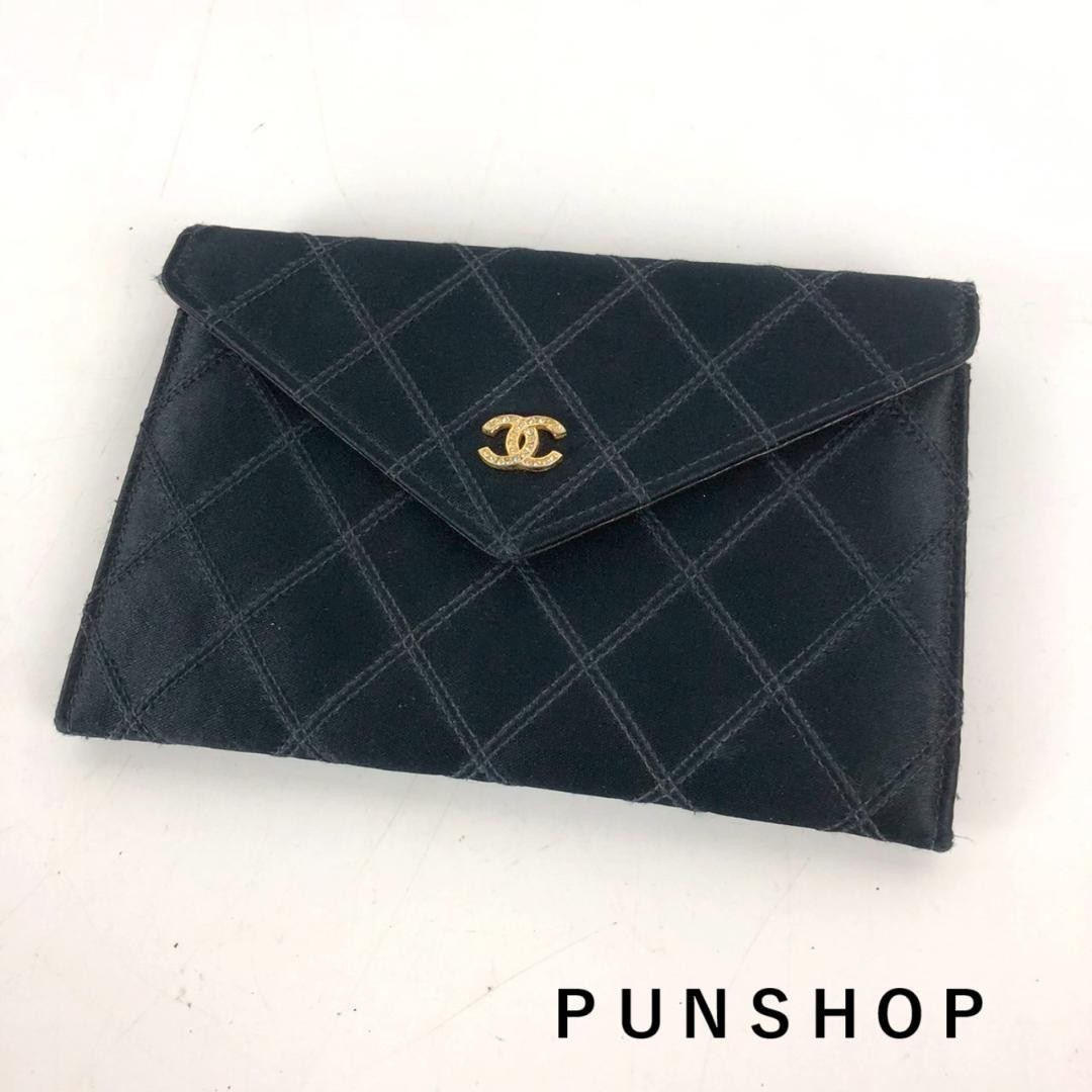 CHANEL Coco Mark Navy Wallet for Women Small Accessories GO120770