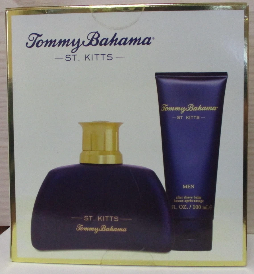 Tommy Bahama St. Kitts Set de Regalo para Hombres 3.4 OZ Colonia, Después del Afeitado Nuevo Foto 2 de 4