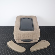 1995-1998 Chevrolet Silverado Gmc Sierra Jump Seat Console Armrest Cloth Tan Oem