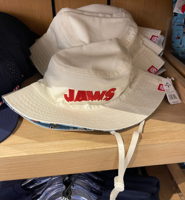 Universal Studios Jaws 50th Anniversary Adult Reversable Bucket Boonie Hat