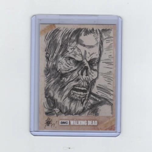 Walking Dead with Sketch Collectable Trading Cards for sale | eBay