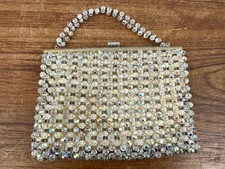 Vintage 1950s Iridescent Beaded Evening Bag