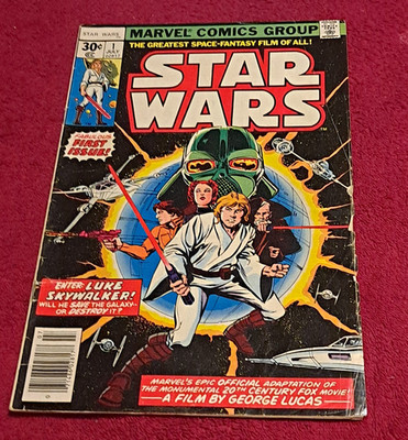Marvel Star Wars #1 Bronze Age First Issue George Lucas Color English Single