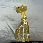 Fenton Art glass Hand Painted By C Smith 11 Inch Buttercup Alley Cat Figurine