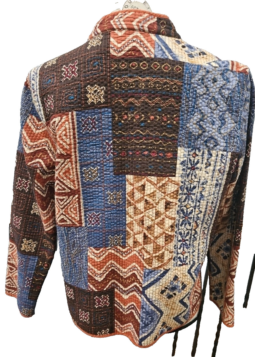 Alfred Dunner Women's Open Front Patchwork Quilte… - image 4