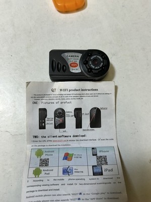 Q7 HD mini  wifi Camera/iPhone/android/wireless/Multipoint/P2P w/ 2 micro-sd
