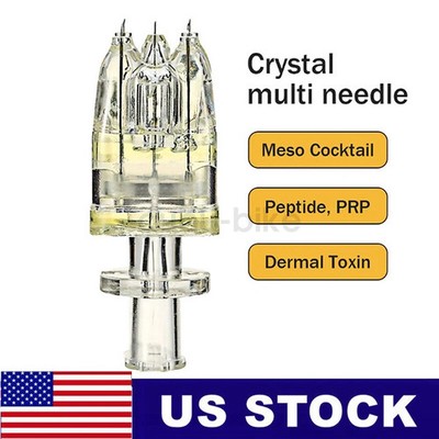 5PCS 5Pin Crystal Multi Needles 32G 1.5mm for Meso PRP Anti-Aging Skin Care