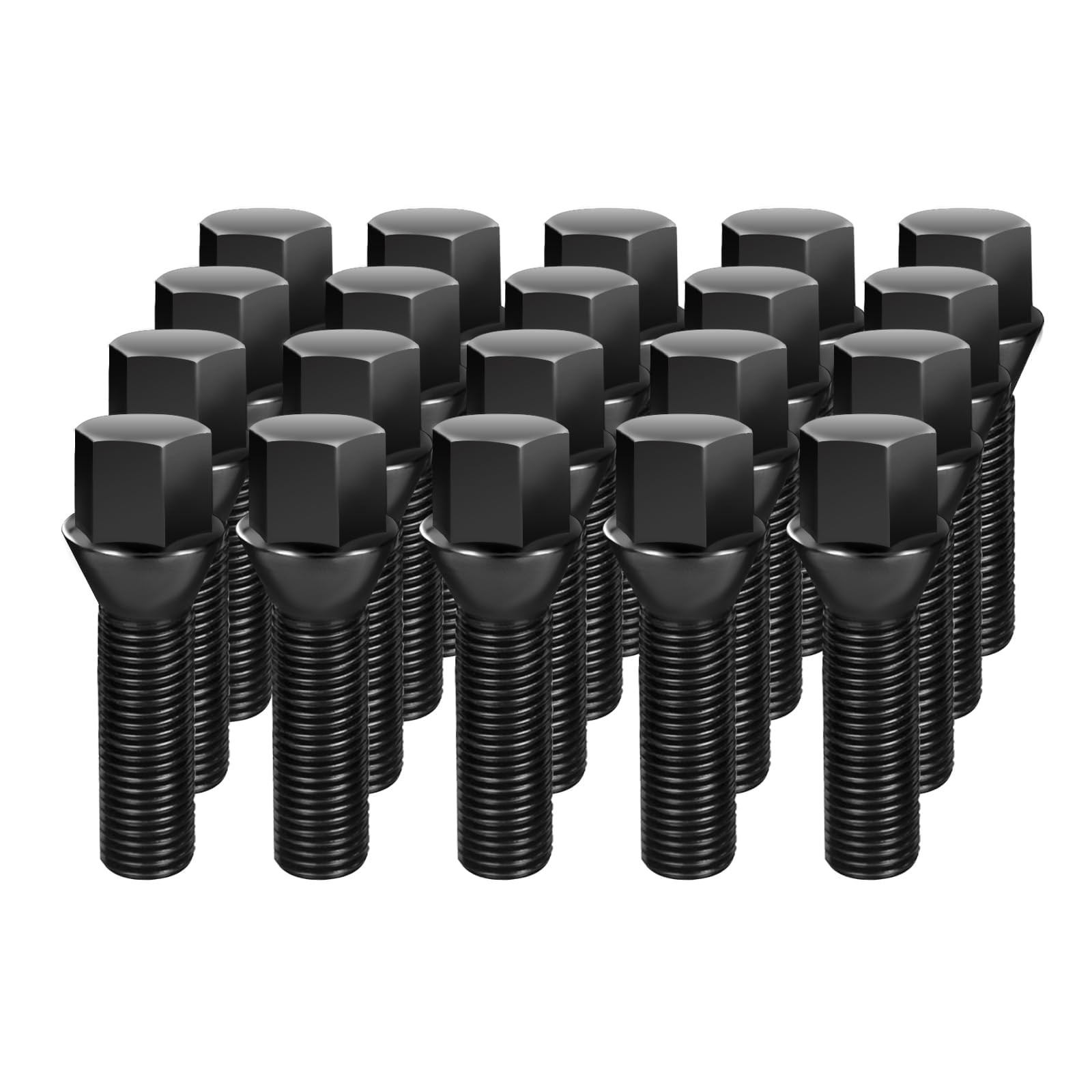M12x1.5 ET Lug Bolts Set Compaible with BMW E82 E88 E91 E92 E93, 45mm Shank E...