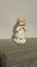 PRECIOUS MOMENTS - LITTLE MOMENTS June BIRTHSTONE Pearl Angel Figurine 1996