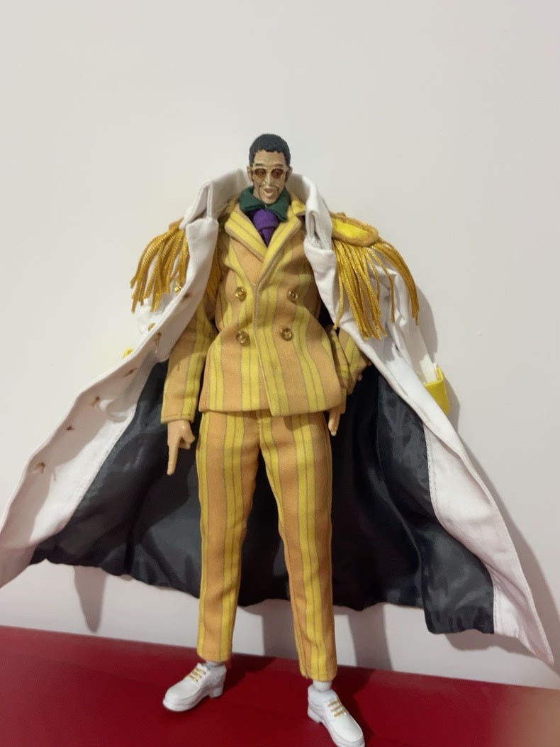 1/10 Custom Wired Coat For 7'' Admiral Borsalino/Kuzan Action