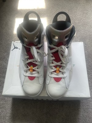 Jordan Air Jordan 6 Retro Hare Neutral Grey White True Red Black