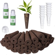 Yoocaa Seed Pods Kit for Hydroponics Growing System, 24pcs Grow Sponges with A& 1.09 per sponge