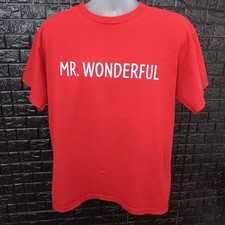Delta Pro Weight WWF Mr Wonderful Paul Orndorff T Shirt Men's Large Red