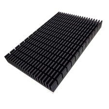 Aluminum Heat Sink Module Cooler Fin Radiator Black 150x93x15mm Amplifier