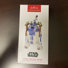 NEW R2-D2 DRINK SERVING DROID Ltd Ed Star Wars Hallmark 2023