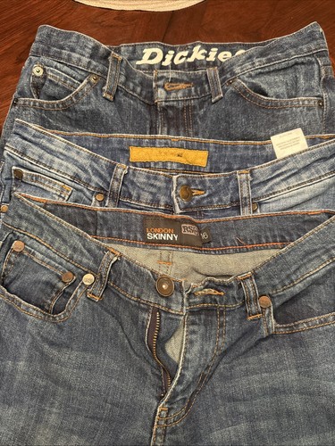 Lot Of 3 Boys Size 16 Jeans Joe’s Dickies And RSQ