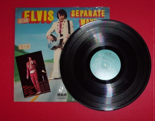 ELVIS PRESLEY - Separate Ways (CAS-2611) 1972 First Pressing w/Bonus Photo Card!