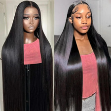 30 Inch 13X6 Lace Front Wigs Human Hair 200 Density Straight HD Lace Front Wigs