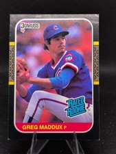 1987 Donruss Greg Maddux Chicago Cubs #36 Rated Rookie Card RC HOF. rookie card picture