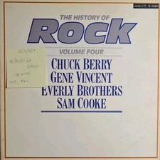 The History Of Rock Vol 4 Chuck Berry Vinyl Record VG+/VG+ HRL004 1982