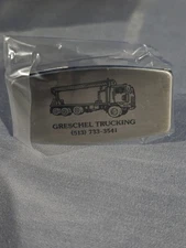 Zippo Advertising Pocket Knife Greschel Trucking Co. Brand New