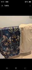 Dunelm Curtains Havisham Navy Bird Pattern Pair Of Lined Eyelet 228x137cm