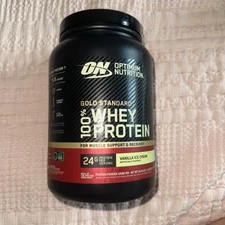 Optimum Nutrition Gold Standard 100% Whey Protein, Vanilla Ice Cream EXP 03/2027