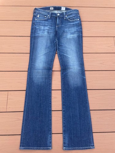 AG Adriano Goldschmied Olivia Skinny Boot Cut Jeans Stretch Made in USA Size 27R - Picture 2 of 13