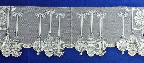 92" x 19" White Lace Mantel Scarf Ornament Dining Room Livingroom Den Piano - Picture 5 of 5