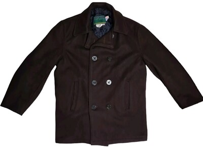 SPIEWAK VTG 90s Flight Deck USA Classic Heavy Wool Button Naval