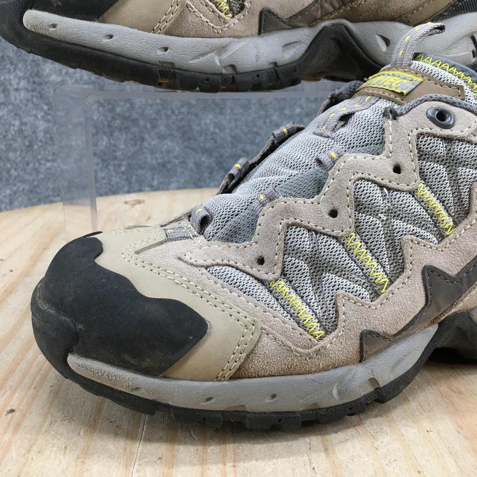 Tênis Hi Tec Feminino 6.5 Multiterra Atlético Caminhada Baixo Cinza Marrom Camurça - Imagem 4 de 4