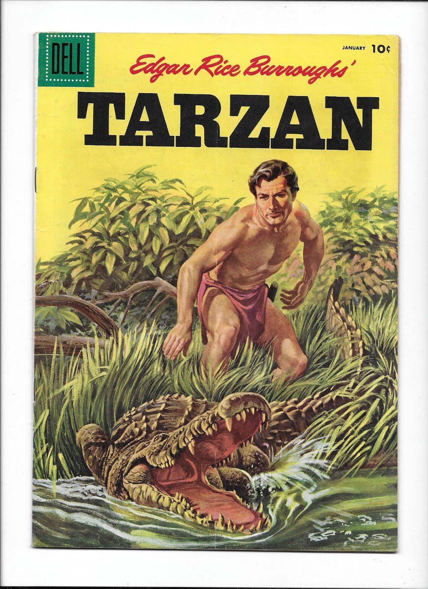 TARZAN #76 [1956 GD-VG] CROCODILE COVER! | eBay