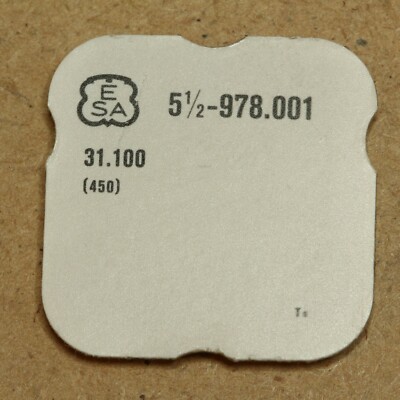ESA / ETA 978.001 PART 450 Setting Wheel, Zeigerstellrad, Ref. 31.100  - NOS -