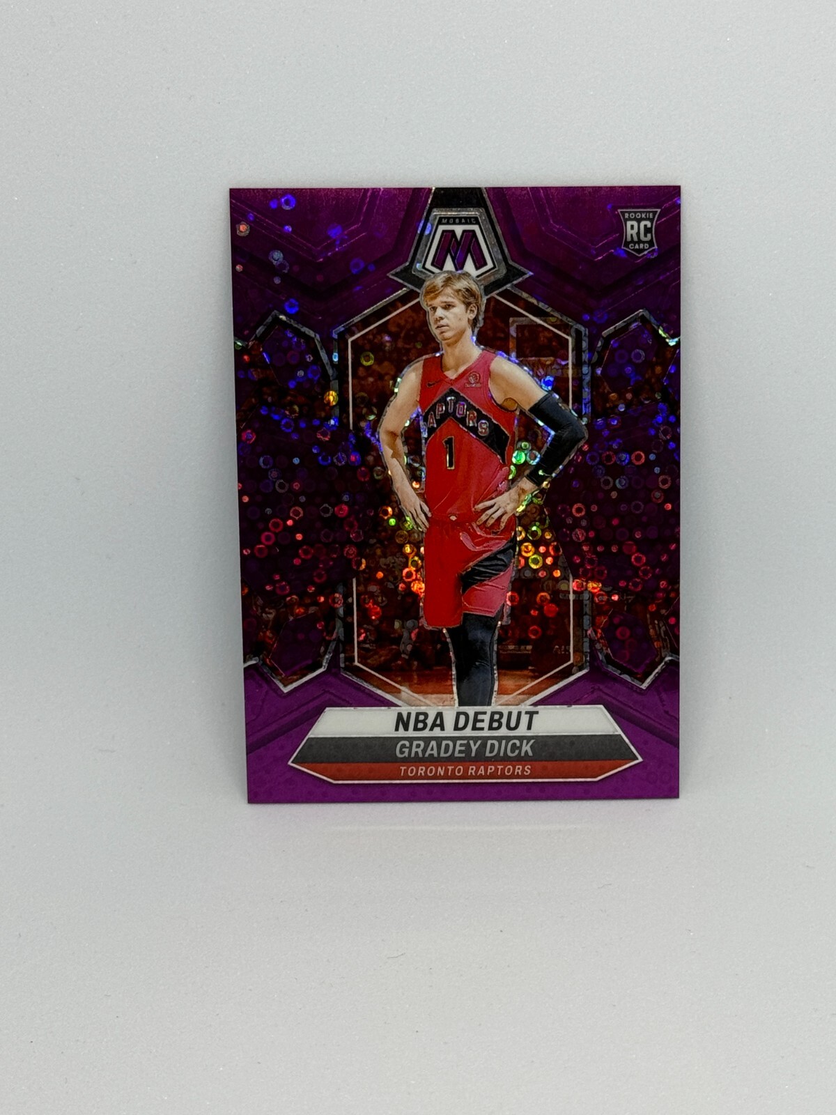 2023-24 Panini Mosaic Gradey Dick 260 Rookie Debut PURPLE FAST BREAK PRIZM /50